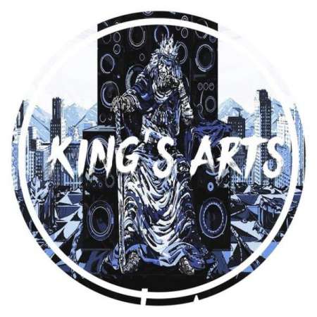 Логотип телеграмм канала - Красочные арты и обои в Telegram-канале King's Arts - Дизайн