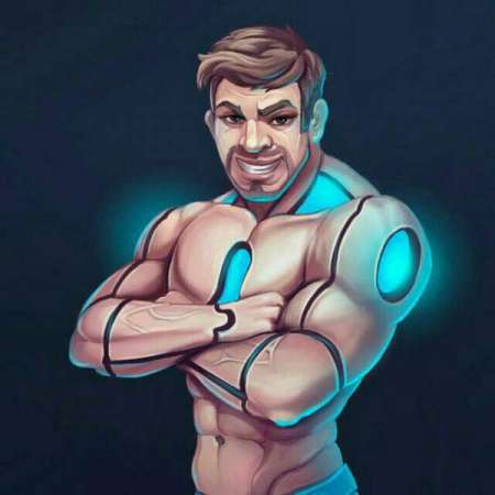 Логотип телеграмм бота - Персональный фитнес-тренер и диетолог в Telegram - Здоровье и Спорт