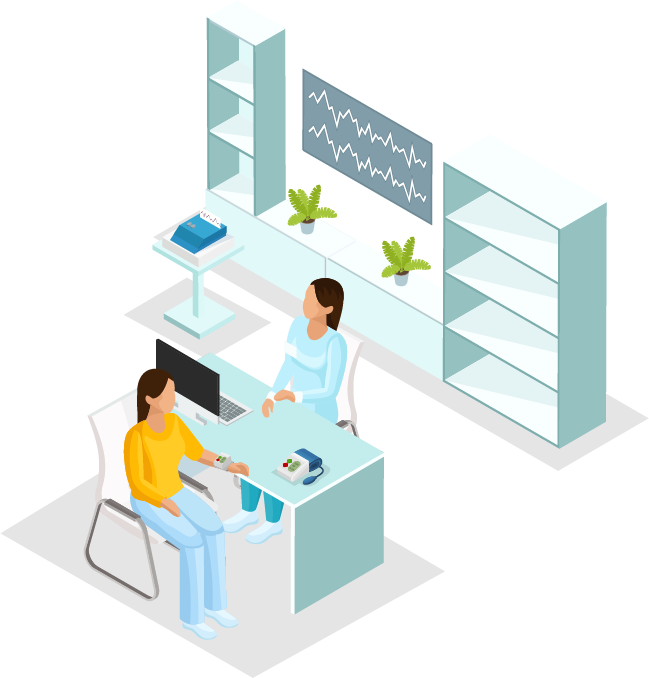 centro medico illustration