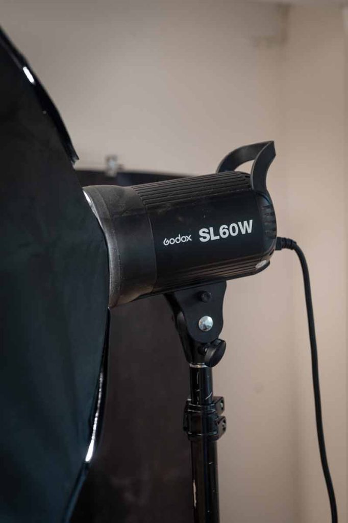 Licht von Godox Softbox für Food Fotografie