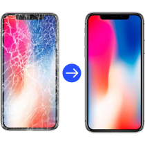 Замена стекла на iPhon