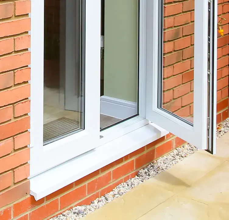 white french doors