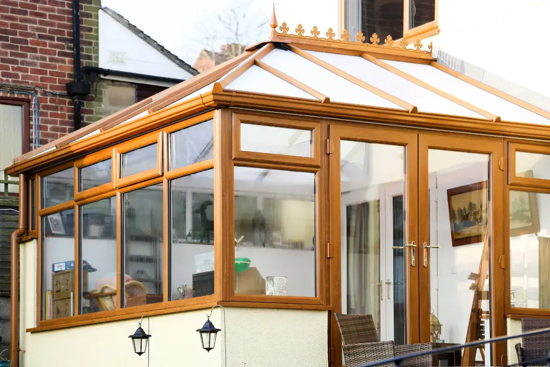 golden oak conservatory