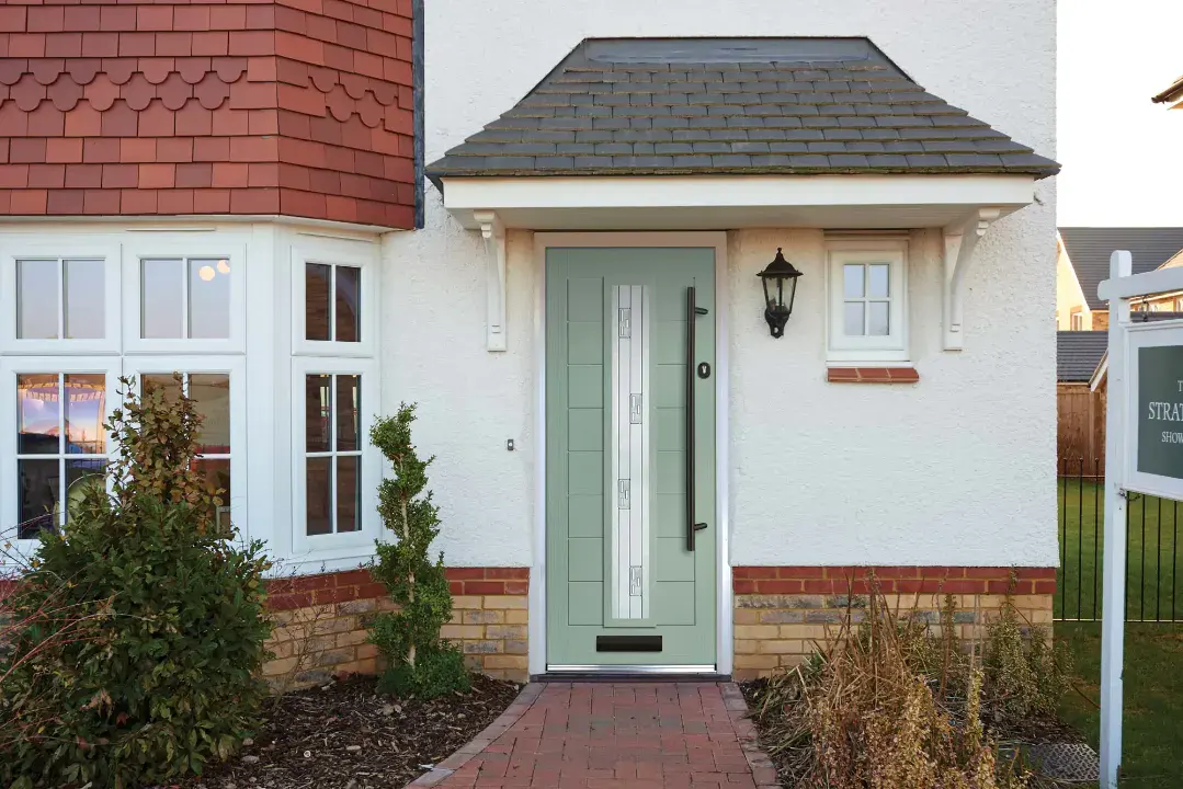 green composite door