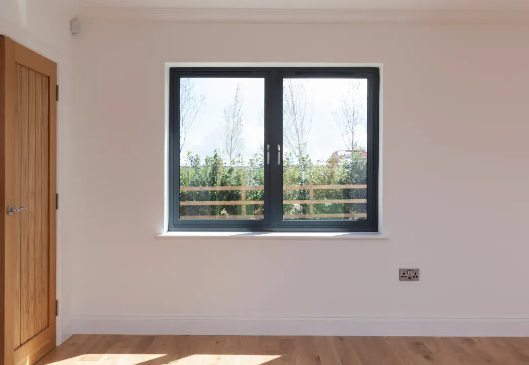 black casement window