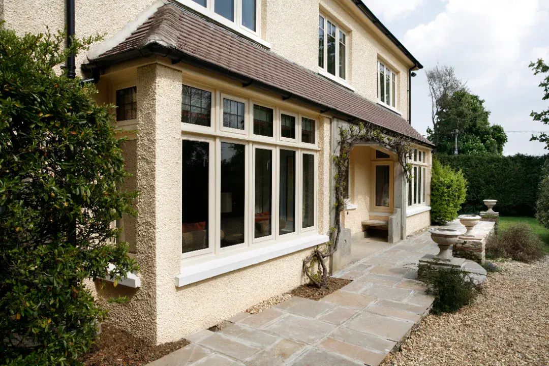 cream casement windows