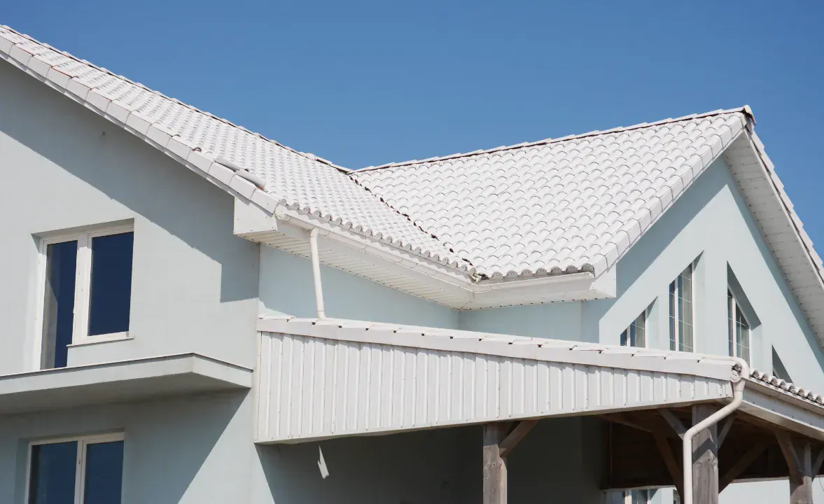 white gutters