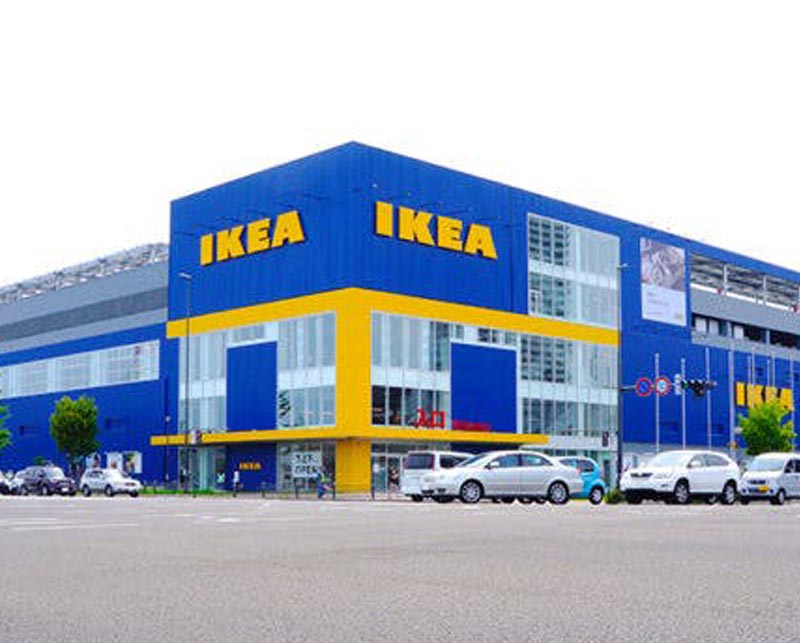 IKEA commercial project executed using Ideal Drymix solutions