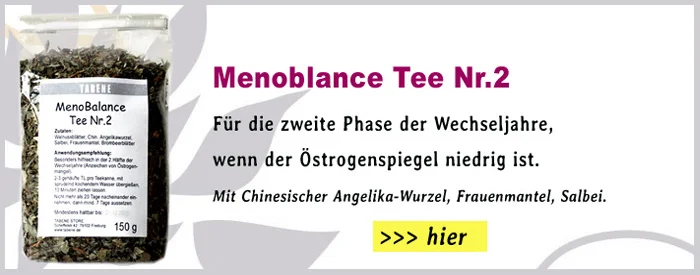 Östrogen-Symptome 1 MenoBalance Tee 2 Phase der Wechseljahre, wenn der Östrogenspiegel niedrig ist