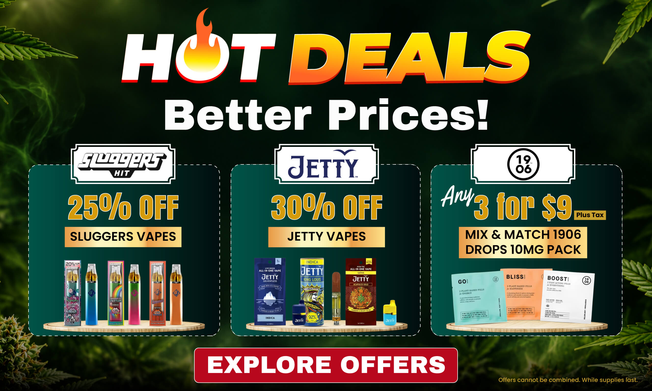 Special cannabis deals at State of Mind