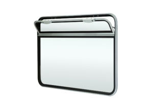 BOMBARDIER Emeletes ablak nagy egyenes billenő