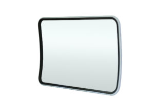 BOMBARDIER Emeletes ablak nagy íves fix