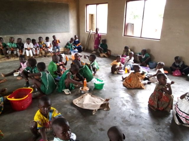Bau des Kindergartens