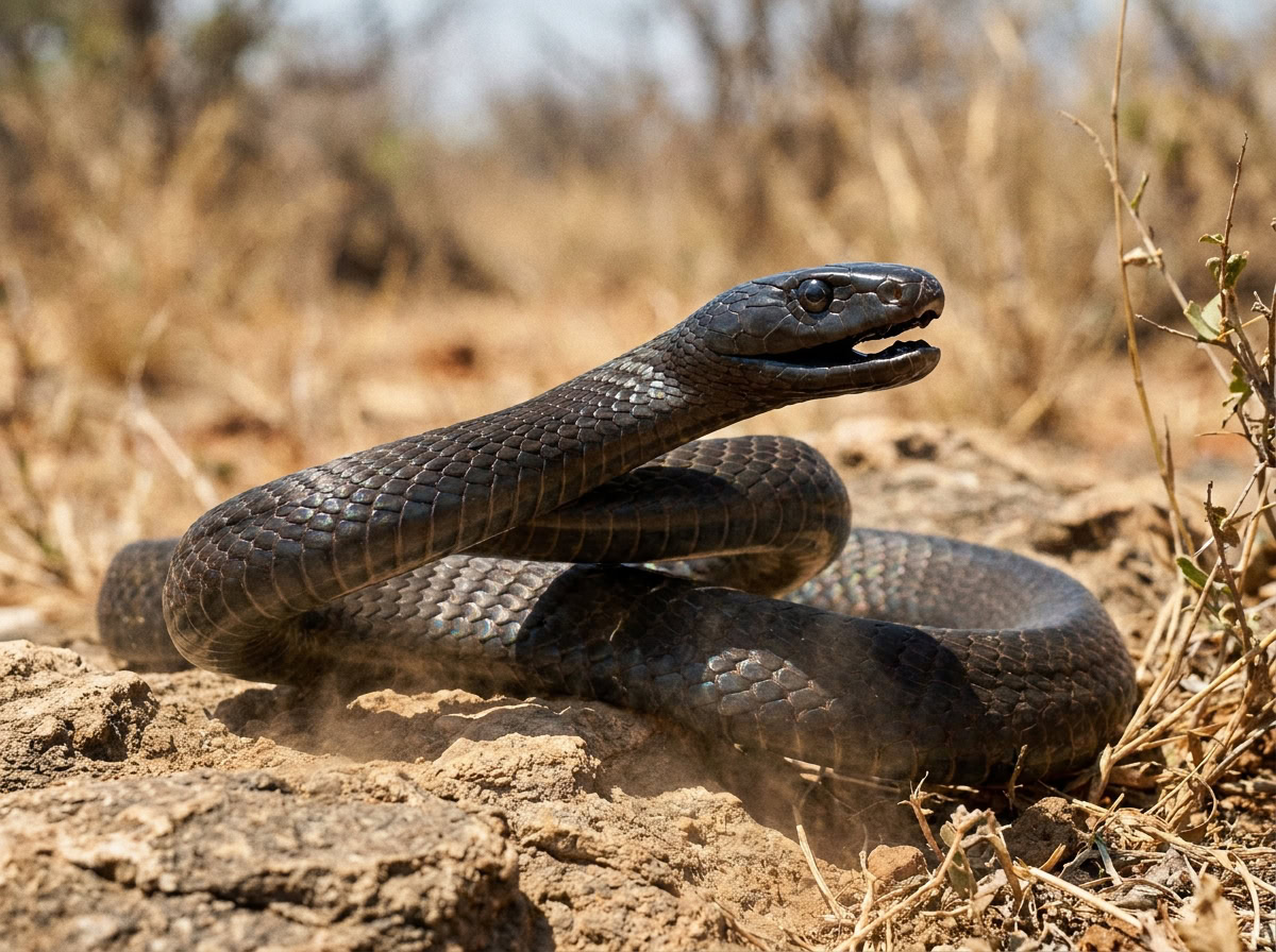 Schwarze Mamba