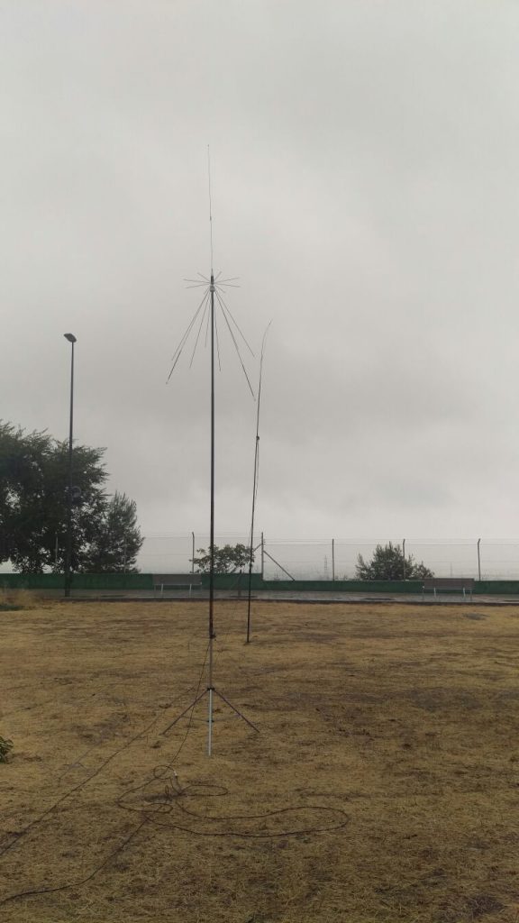 2ª Prueba de antenas en el Cerro los Ángeles