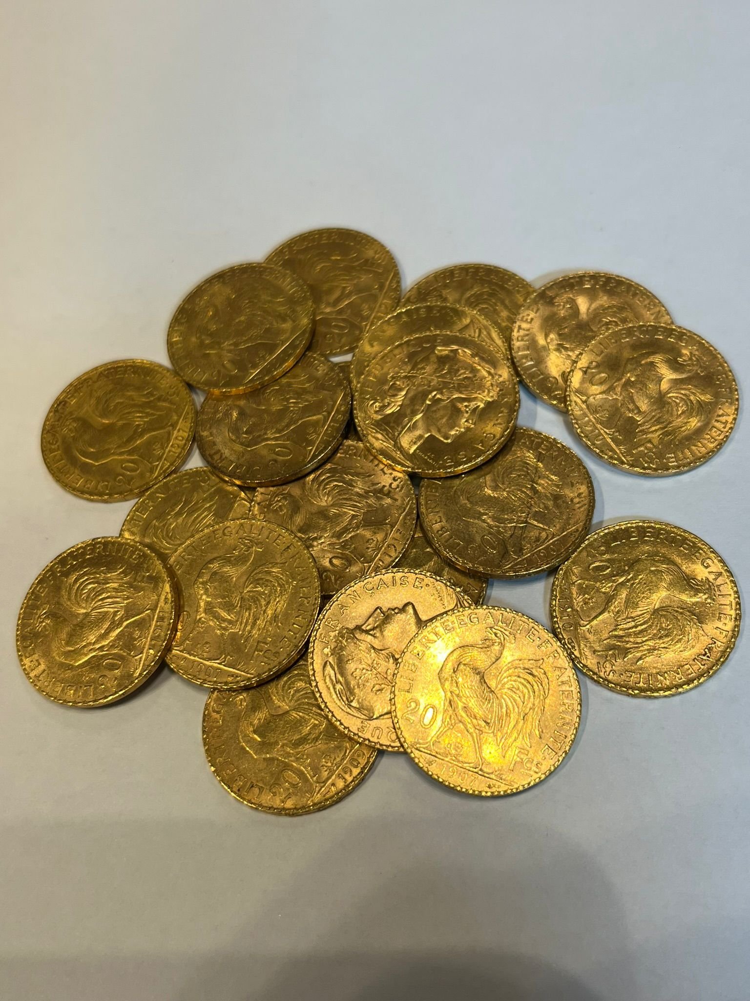 Pièce d'or 20 francs Napoléon — rachat et vente à Mougins