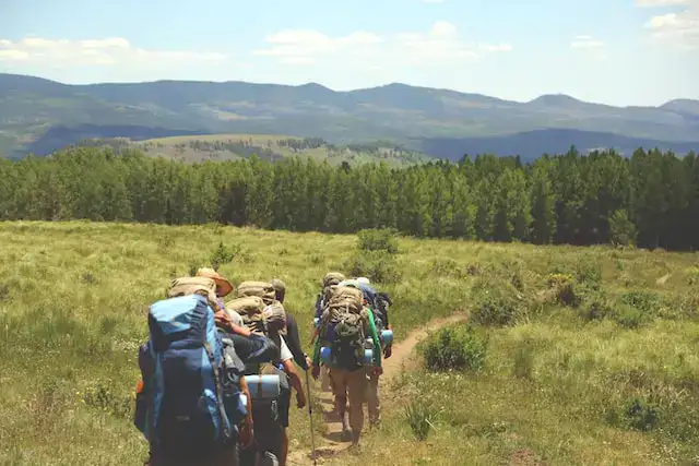 Hike up mountain Helena