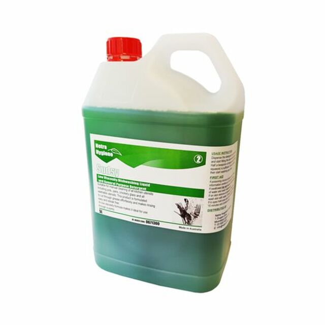 SUDSY – ECONOMY DISHWASHING DETERGENT – GREEN APPLE – 5L