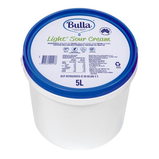 BULLA CREAM SOUR LIGHT 5L Pack Size: 1