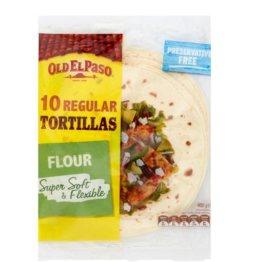 OLD EL PASO BURRITO TORTILLAS 10PK Pack Size: 9