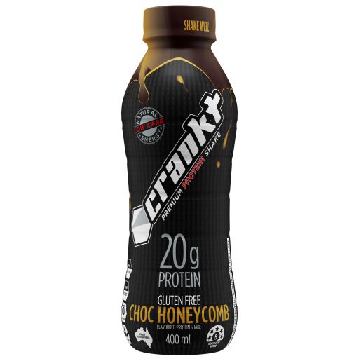 CRANKT CHOCOLATE HONEYCOMB PROTEIN SHAKE 400ML Pack Size: 6