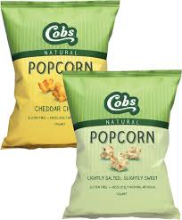 COBS SALTED SLIGHTLY SWEET POPCORN 30GM Pack Size: 16