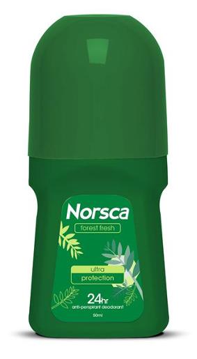 NORSCA FOREST FRESH ROLL ON DEODORANT 50ML Pack Size: 6