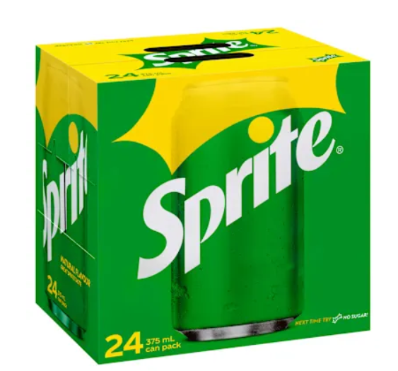 SPRITE CAN 375ML Pack Size: 24
