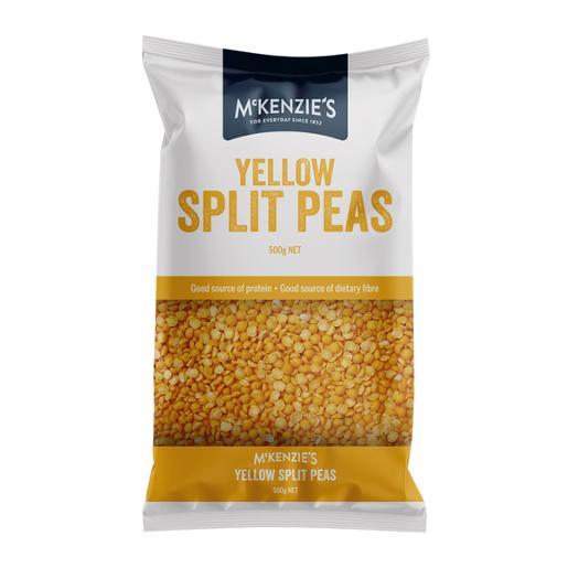 MCKENZIES YELLOW SPLIT PEAS 500GM Pack Size: 12