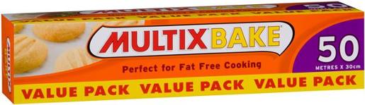 MULTIX BAKE PAPER VALUE PACK 50M Pack Size: 8