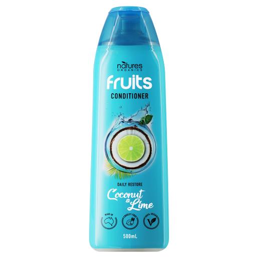NATURES ORGANIC COCONUT & LIME CONDITIONER 500ML Pack Size: 4