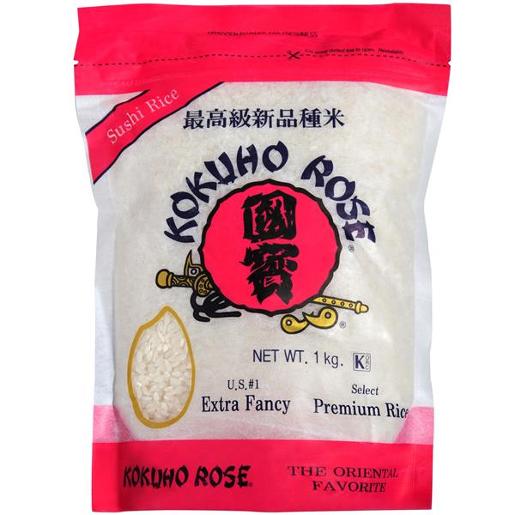 KOKUHO ROSE SUSHI RICE 1KG Pack Size: 12