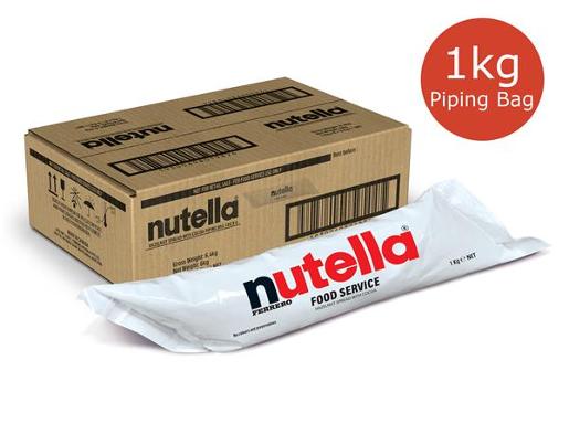 NUTELLA PIPING BAG 1KG pack size: 6