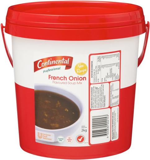 CONTINENTAL FRENCH ONION SOUP 2KG Pack Size: 6
