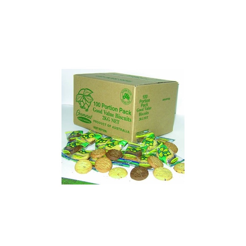 BISCUITS ASSORTED PORTION 100S Pack Size: 1