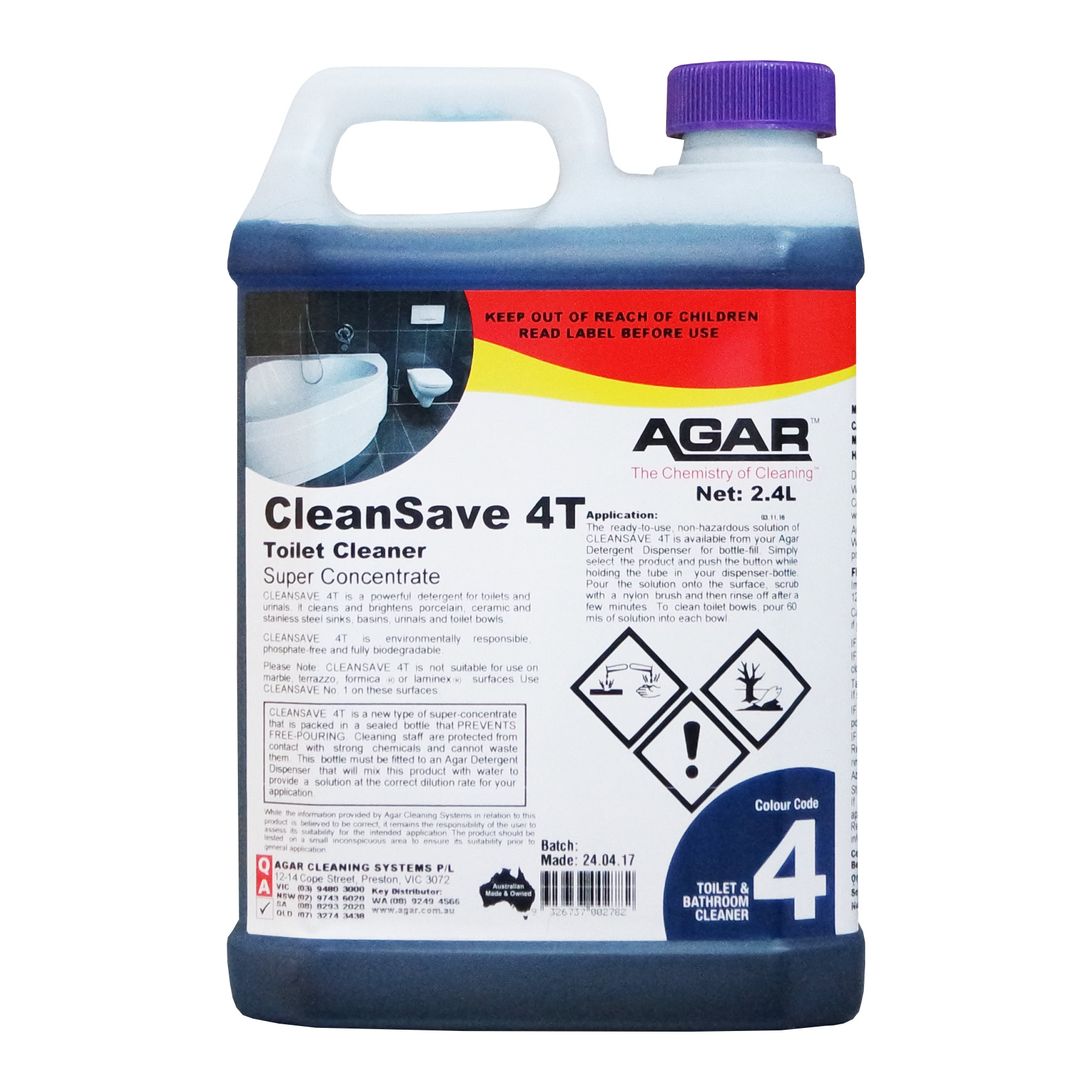 CLEANSAVE 4T – 2.4L