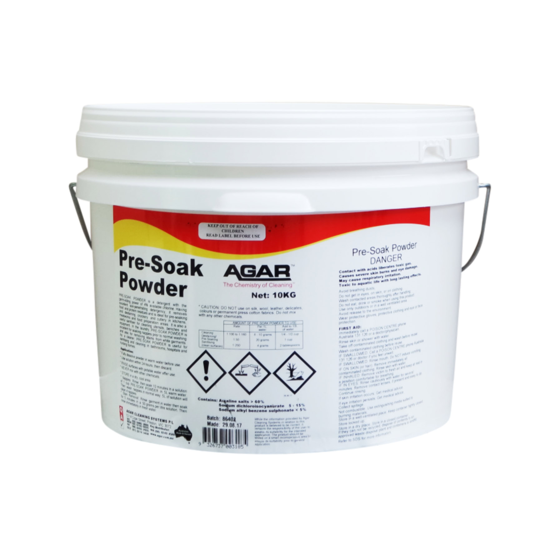 PRESOAK POWDER – 10KG