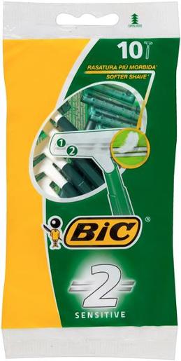 BIC SHAVER TWIN EASY SENSITIVE POUCH 10S Pack Size: 10