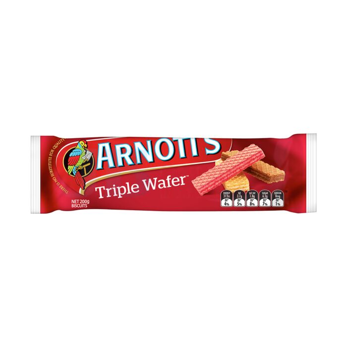 BISCUITS TRIPLE WAFER 200GM