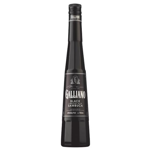 GALLIANO BLACK SAMBUCA 30% 700ML pack size: 6