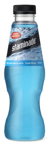 STAMINADE TRUE BLUE SPORTS DRINK 600ML Pack Size: 12