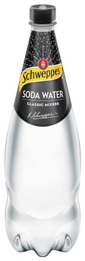 SCHWEPPES SODA WATER 1.1L Pack Size: 12