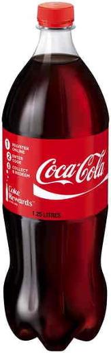 COCA COLA SOFT DRINK 1.25L Pack Size: 12