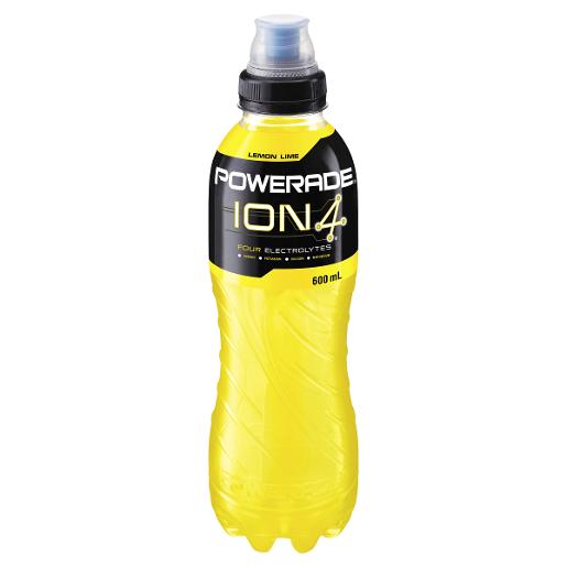 POWERADE LEMON LIME SIP CAP SPORTS DRINK 600ML Pack Size: 12