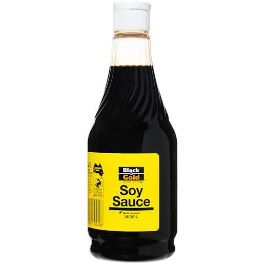 BLACK & GOLD SAUCE SOY 500ML Pack Size: 12