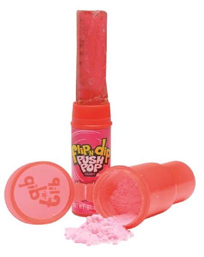 UNIVERSAL CANDY FLIP AND DIP PUSH POP 20GM Pack Size: 12