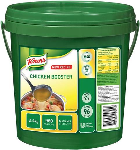 KNORR BOOSTER CHICKEN 2.4KG Pack Size: 6