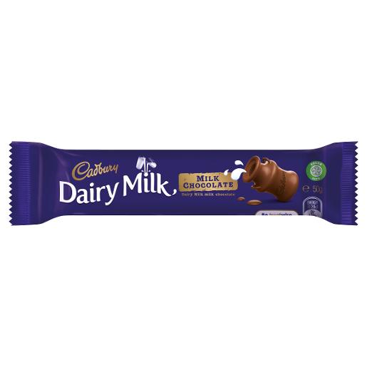 CADBURY DAIRY MILK CHOCOLATE BAR 45GM Pack Size: 48