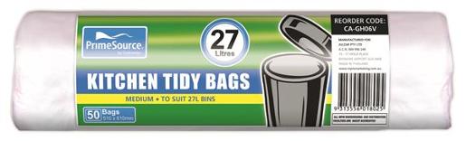 CAST AWAY KITCHEN TIDY BAGS ROLL MEDIUM 50S Pack Size: 20