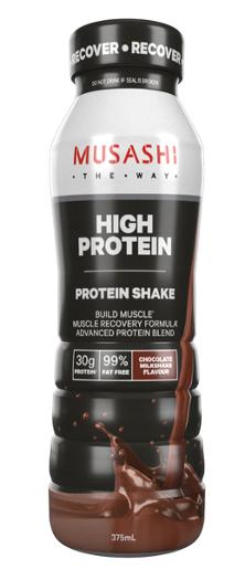 MUSASHI P30 PROTEIN ICED CHOCOLATE 375ML Pack Size: 6